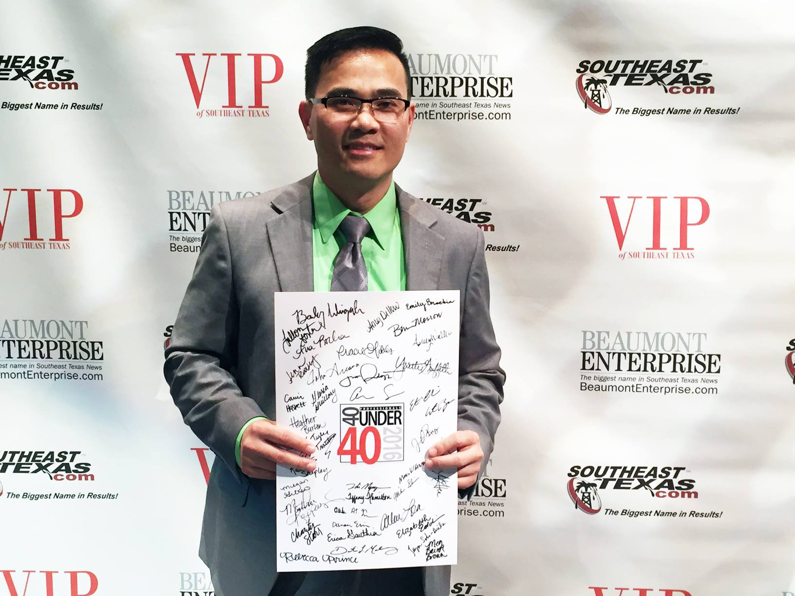 Dr. Nguyen 40 under 40 award