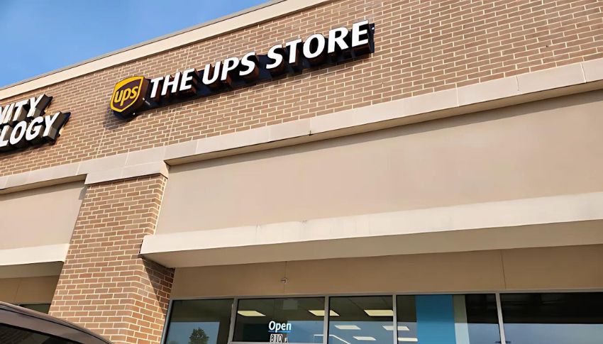 The UPS Store franchise Clute TX storefront